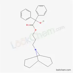 Molecular Structure of 2002-31-5 (α-Hydroxy-α-phenylbenzeneacetic acid 3-(9-azabicyclo[3.3.1]nonan-9-yl)propyl ester)