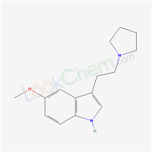1H-Indole, 5-methoxy-3-[2-(1-pyrrolidinyl)ethyl]-