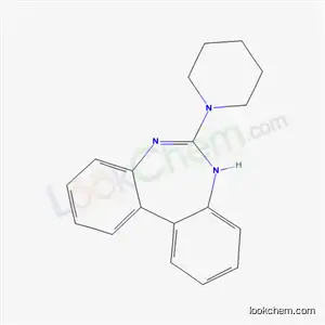 Molecular Structure of 2849-01-6 (6-(piperidin-1-yl)-5H-dibenzo[d,f][1,3]diazepine)