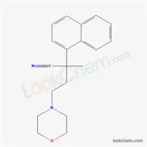 α- 메틸 -α- (1- 나프 틸) -4- 모르 폴린 부티로 니트릴