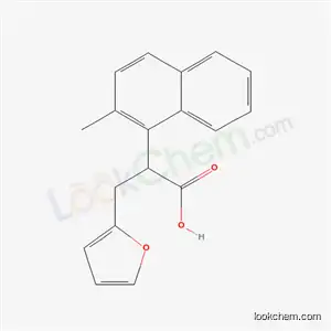 Acetic acid, 2-(2-furylmethyl)-2-(2-methyl-1-naphthyl)-