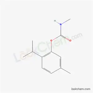 Molecular Structure of 3942-71-0 (Methylcarbamic acid thymyl ester)