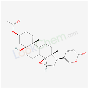Bufa-20,22-dienolide, 3-(acetyloxy)-14,15-epoxy-5-hydroxy-, (3beta,5beta,15beta)- (9CI) cas  4029-68-9