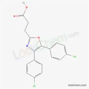 3-[4,5-ビス(4-クロロフェニル)オキサゾール-2-イル]プロピオン酸