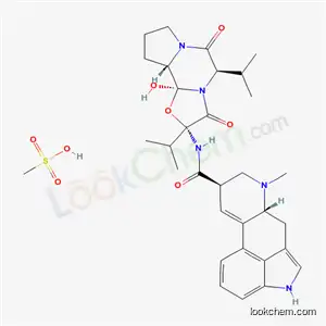 12′-ヒドロキシ-2′,5′α-ビス(1-メチルエチル)エルゴタマン-3′,6′,18-トリオン/メタンスルホン酸,(1:x)