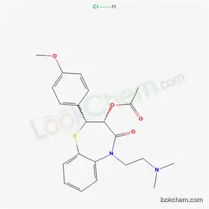 3-アセチルオキシ-5-[2-(ジメチルアミノ)エチル]-2,3-ジヒドロ-2-(4-メトキシフェニル)-1,5-ベンゾチアゼピン-4(5H)-オン?塩酸塩