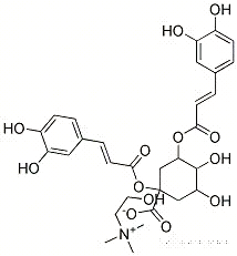 rel-(1S*)-1α*,3α*-ビス[[3-(3,4-ジヒドロキシフェニル)-1-オキソ-2-プロペニル]オキシ]-4α*,5β*-ジヒドロキシシクロヘキサンカルボン酸?2-ヒドロキシ-N,N,N-トリメチル-1-エタンアミニウム