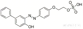 3-[[4-[2-(スルホオキシ)エトキシ]フェニル]アゾ]-1,1′-ビフェニル-4-オール