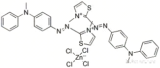 비스[3-메틸-2-[[p-(N-메틸아닐리노)페닐]아조]티아졸륨]테트라클로로아진케이트(2-)