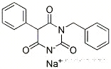 1-벤질-5-페닐바르비투르산나트륨