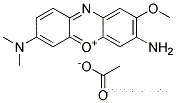 3-아미노-7-(디메틸아미노)-2-메톡시페녹사진-5-이움 아세테이트