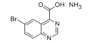 4-Quinazolinecarboxylic acid, 6-bromo-, ammonium salt