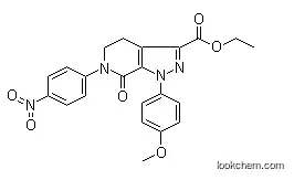 Ethyl 1-(4-methoxyphenyl)-6-(4-nitrophenyl)-7-oxo-4,5,6,7-tetrahydro-1H-pyrazolo[3,4-c]pyridine-3-carboxylate