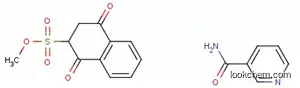 1,2,3,4-테트라히드로-2-메틸-1,4-디옥소나프탈렌-2-술폰산, 니코틴-3-아미드 화합물(1:1)