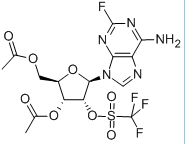 3',5'-Di-O-acetyl-2-fluoro-2'-O-trifluoro-methanesulfonyladenosine