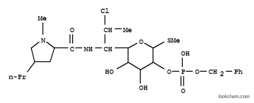 L- 트레오 -α-D- 갈 락토-옥토 피 라노 사이드, 메틸 7- 클로로 -6,7,8- 트리 데 옥시 -6-[[(1- 메틸 -4- 프로필 -2- 피 롤리 디닐) 카르 보닐] 아미노] -1- 티오 -, 2- (페닐 메틸 인산 수소), (2S- 트랜스)-