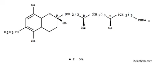 りん酸[(2R)-3,4-ジヒドロ-2,5,8-トリメチル-2-[(4R,8R)-4,8,12-トリメチルトリデシル]-2H-1-ベンゾピラン]-6-イル=ジナトリウム