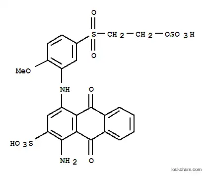 1-アミノ-4-({2-メトキシ-5-[2-(スルホオキシ)エタンスルホニル]フェニル}アミノ)-9,10-ジオキソ-9,10-ジヒドロアントラセン-2-スルホン酸