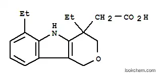 4,6-디에틸-1,3,4,5-테트라히드로피라노(4,3-b)인돌-4-아세트산