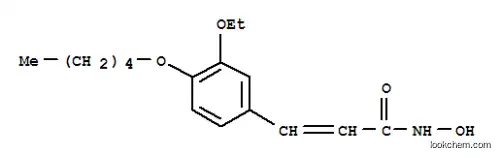 3-(3-エトキシ-4-ペントキシフェニル)-2-プロペンヒドロキサム酸