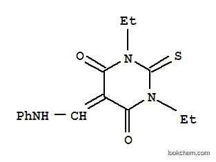 1,3-ジエチル-5-[(フェニルアミノ)メチリデン]-2-スルファニリデン-1,3-ジアジナン-4,6-ジオン