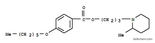 3-(2-メチルピペリジノ)プロピル=p-ヘキシルオキシベンゾアート