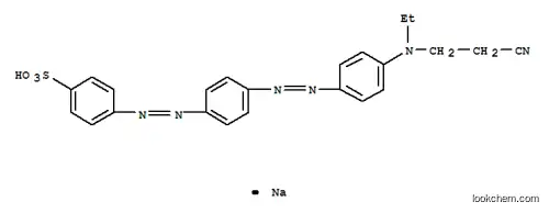 벤젠술폰산, 4-[[4-[[4-[(2-시아노에틸) 에틸아미노]페닐]아조]페닐]아조]-, 나트륨염