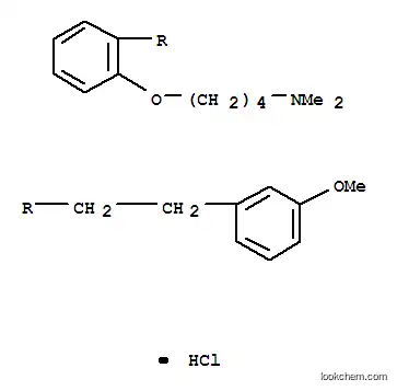 1- 부탄 아민, N, N- 디메틸 -4- (2- (2- (3- 메 톡시 페닐) 에틸) 페녹시)-, 히드로 클로라이드
