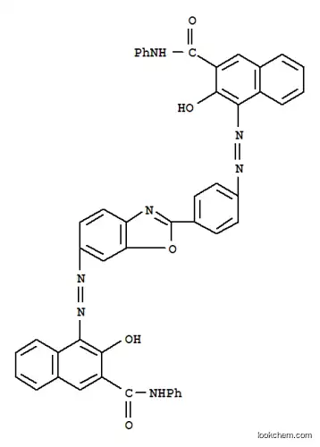 3-ヒドロキシ-4-[[4-[6-[[2-ヒドロキシ-3-[(フェニルアミノ)カルボニル]-1-ナフチル]アゾ]-2-ベンゾオキサゾリル]フェニル]アゾ]-N-フェニル-2-ナフタレンカルボアミド