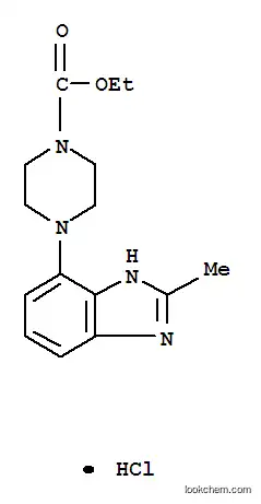 1- 피페 라진 카르 복실 산, 4- (2- 메틸 -1H- 벤즈 이미 다졸 -4- 일)-, 에틸 에스테르, 일 염산염
