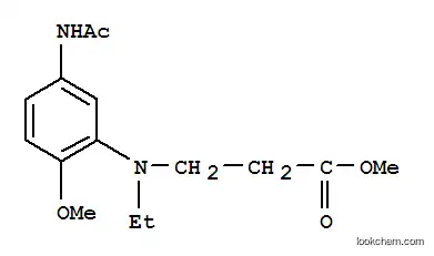 메틸 N-[5-(아세틸아미노)-2-메톡시페닐]-N-에틸-베타-알라니네이트
