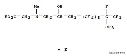 칼륨 N-[4,4,5,5,6,6,7,7,8,8,9,9,10,11,11,11-헥사데카플루오로-2-히드록시-10-(트리플루오로메틸)운데실]- N-메틸아미노아세테이트