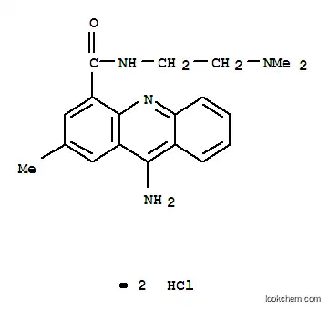 9- 아미노 -N- (2- (디메틸 아미노) 에틸) -2- 메틸 -4- 아 크리 딘 카르 복사 미드 디 히드로 클로라이드