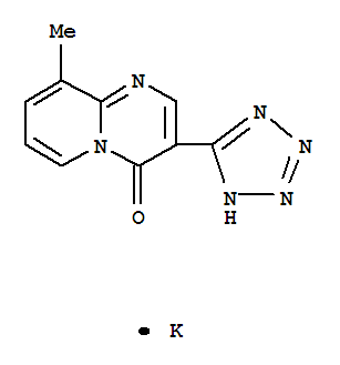 Pemirolastpotassium;BMY26517;4H-Pyrido[1,2-a]pyrimidin-4-one,9-methyl-3-(2H-tetrazol-5-yl)-,potassiumsalt(1:1)
