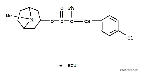 계피산, p-CHLORO-알파-페닐-, 3-트로파닐 에스테르, 염산염, 수화물