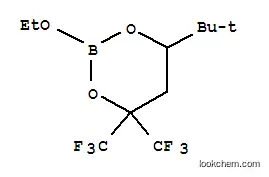 1,3,2-디옥사보리난, 6-tert-부틸-2-메톡시-4,4-비스(트리플루오로메틸)-