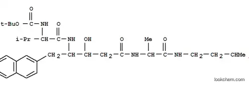 tert-Boc-발릴-(3-히드록시-4-아미노-5-(2-나프틸)펜타노일)-알라닐이소아밀아미드