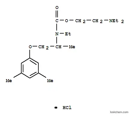 2-[1-(3,5-디메틸페녹시)프로판-2-일-에틸-카르바모일]옥시에틸-디에틸-아자늄 클로라이드