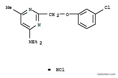 2-[(3-클로로페녹시)메틸]-N,N-디에틸-6-메틸-피리미딘-4-아민 염산염
