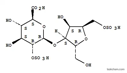 O-(glucuronic acid 2-sulfate)-(1–3)-O-(2,5)-andydrotalitol 6-황산염