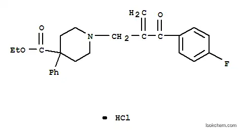 4-플루오로페닐-1-메틸렌-2-(4-카르베톡시-4-페닐피페리디노)-에틸 케톤 염산염