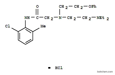 2-[(2-클로로-6-메틸-페닐)카르바모일메틸-(2-페녹시에틸)아미노]에틸-디에틸-염화아자늄