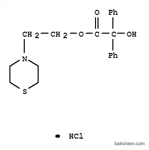 2-(1-티아-4-아조니아사이클로헥스-4-일)에틸 2-하이드록시-2,2-디페닐-아세테이트 클로라이드