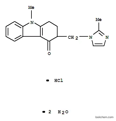 9-メチル-3-(2-メチル-1H-イミダゾール-1-イルメチル)-1,2,3,4-テトラヒドロカルバゾール-4-オン=塩酸塩=二水化物