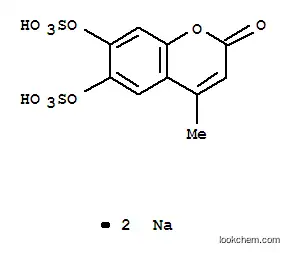 4-メチル-6,7-ビス(ソジオスルホオキシ)-2H-1-ベンゾピラン-2-オン