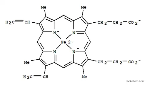 [이수소 3,7,12,17-테트라메틸-8,13-디비닐-2,18-포르핀디프로피오나에서(2-)]-철