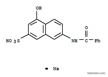 나트륨 7-벤즈아미도-4-히드록시나프탈렌-2-술포네이트