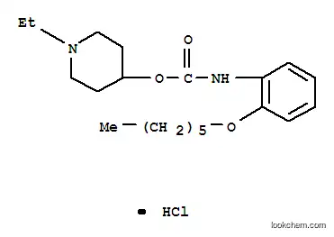 o-(헥실옥시)카르바닐산 1-에틸-4-피페리딜 에스테르 염산염