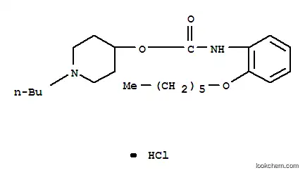 카르밤산, (2-(헥실옥시)페닐)-, 1-부틸-4-피페리디닐 에스테르, 염산모노