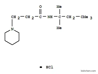1-피페리딘프로피온아미드, N-(1,1,3,3-테트라메틸부틸)-, 염산염